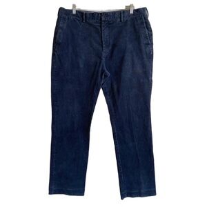 Polo Ralph Lauren Stretch Classic Fit Straight Corduroy Pants Sz 38x32 Navy
